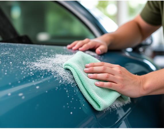 Umweltfreundliche Autopflege mit biologisch abbaubaren Mitteln