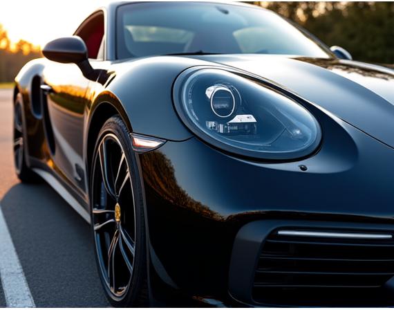 Porsche mit glänzendem Lack durch Keramikversiegelung in Wien