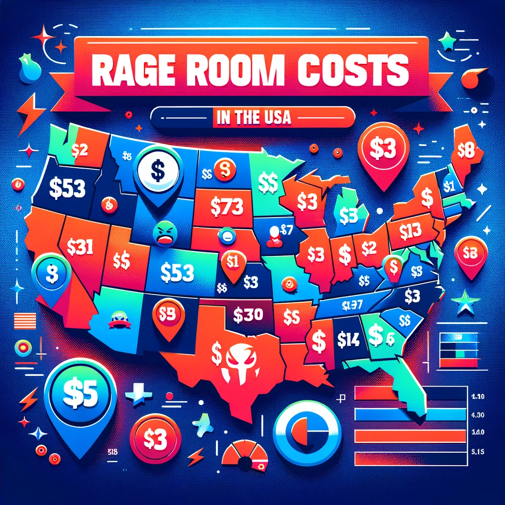 Rage Room cost in USA